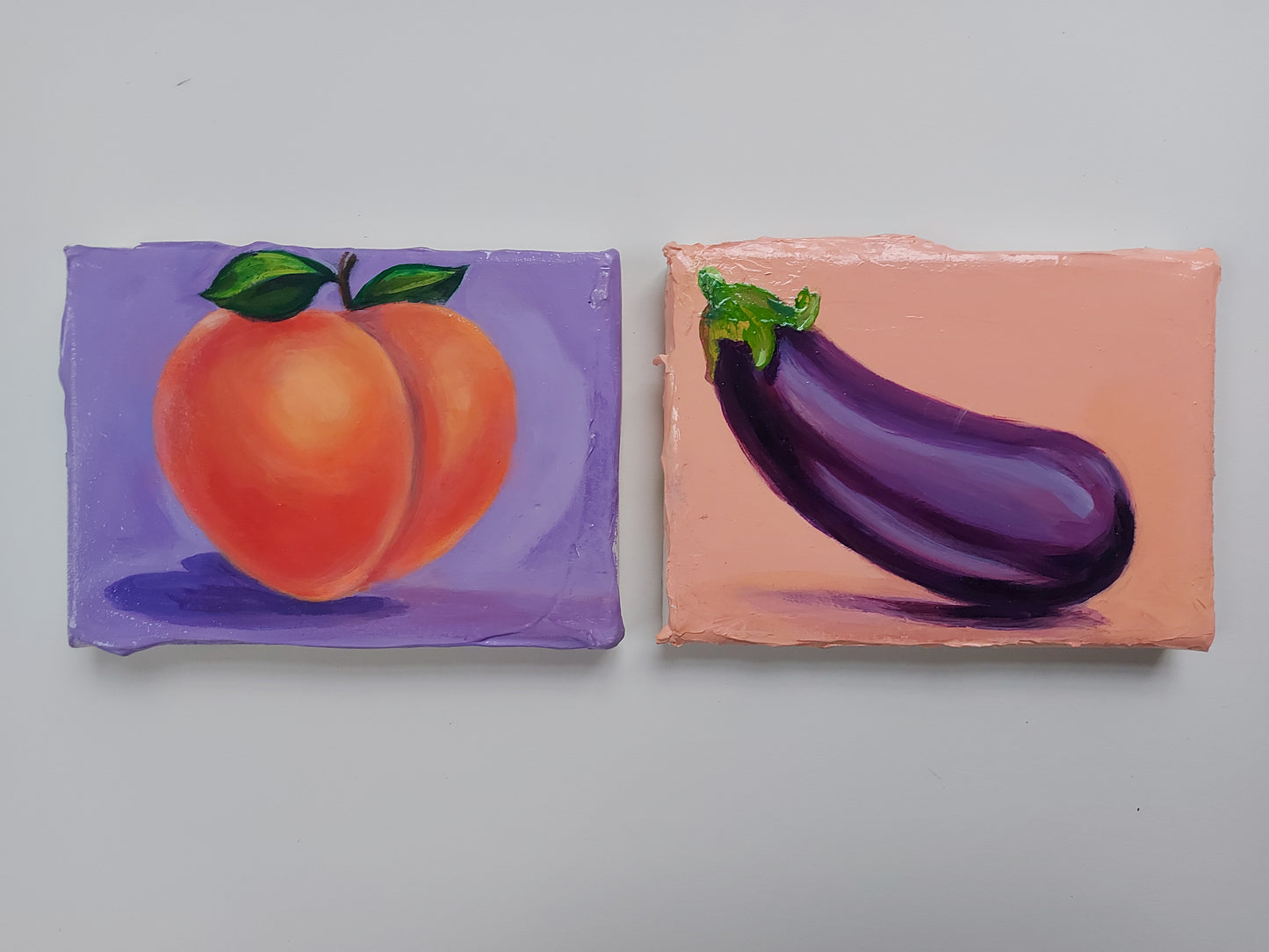 Peach and Eggplant