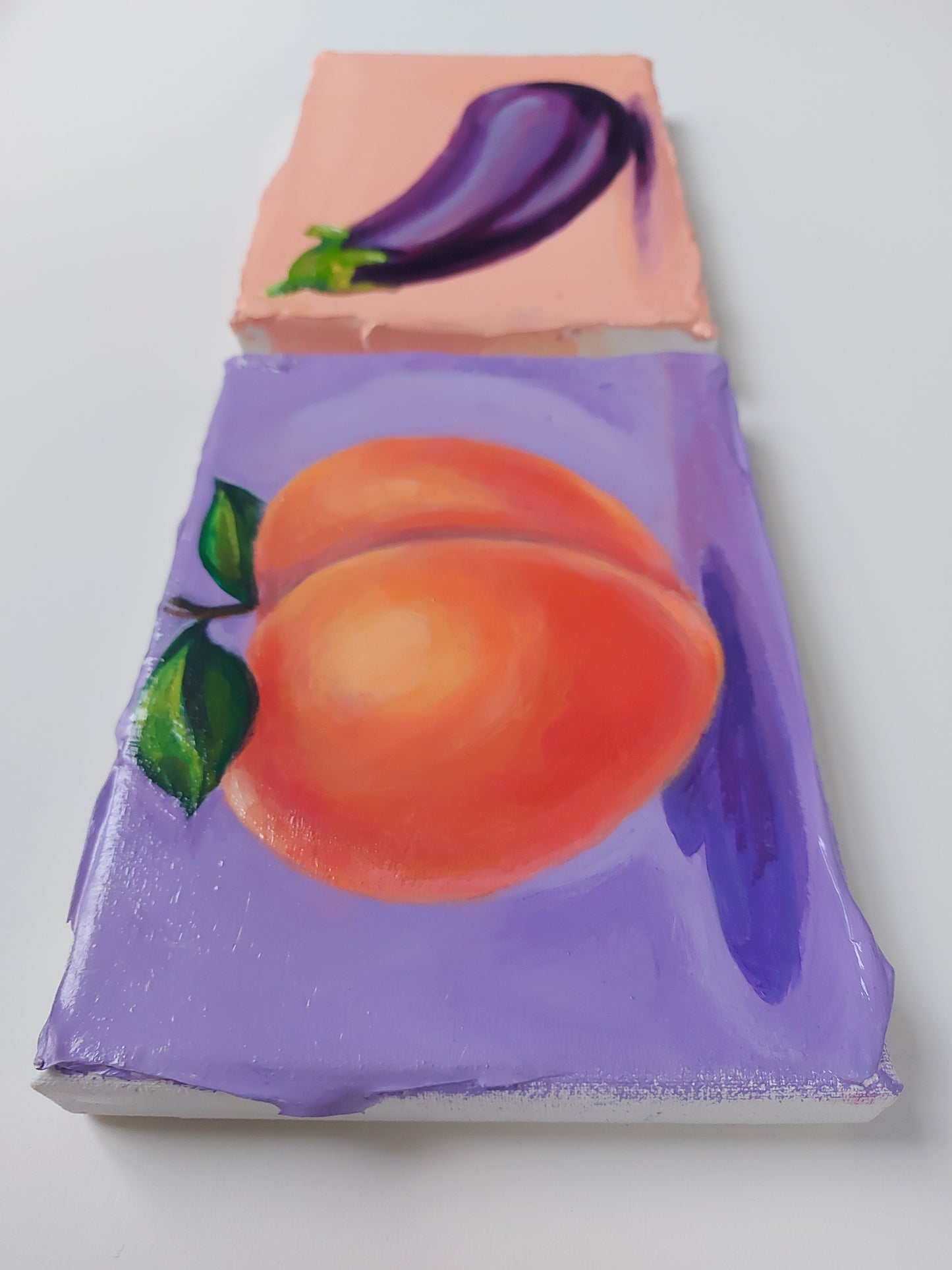 Peach and Eggplant