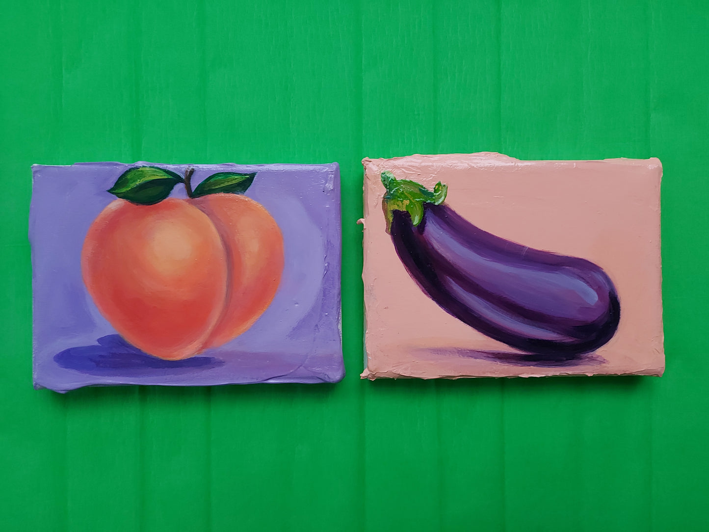 Peach and Eggplant