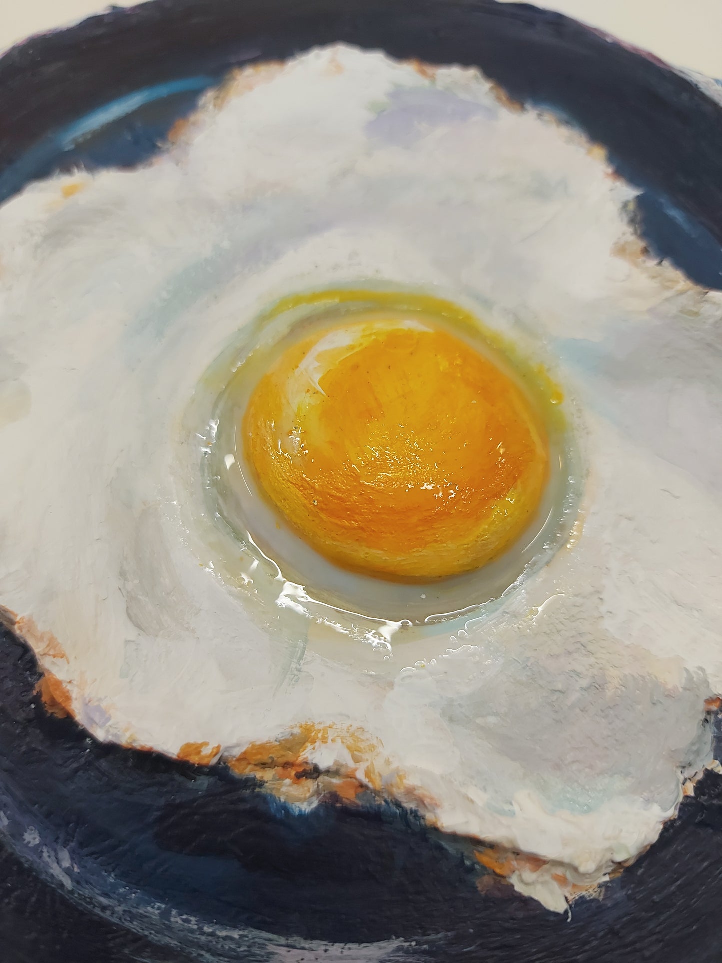 Egg in pan 🍳 'snack emoji' series